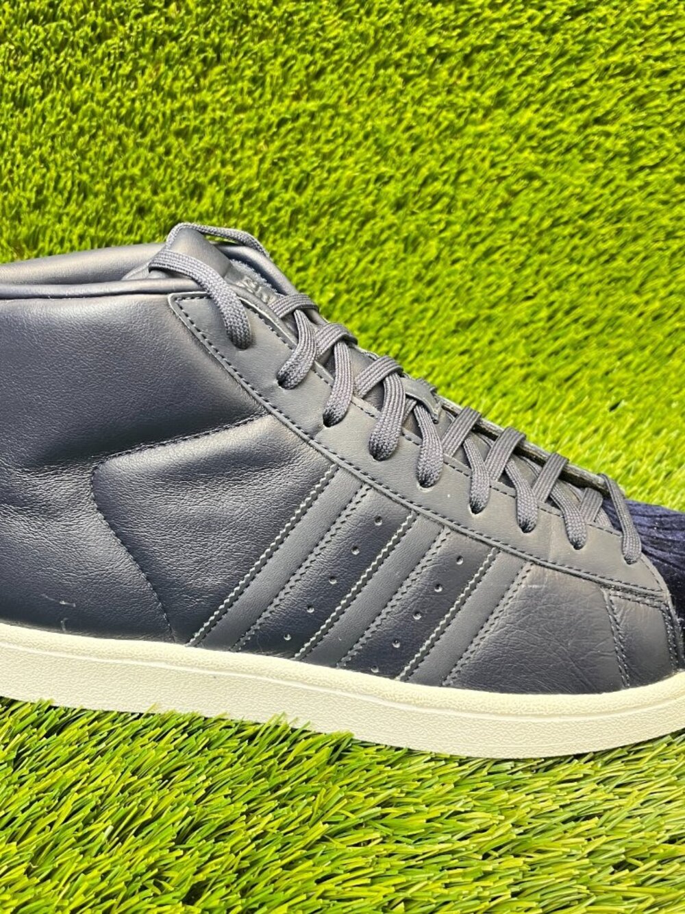 Adidas Pro Model Womens Size 10 Blue White Running Basketball Shoes Sneakers